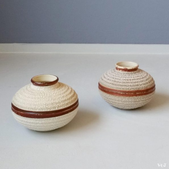 Set van 2 art deco-vazen, ODYV, jaren '30