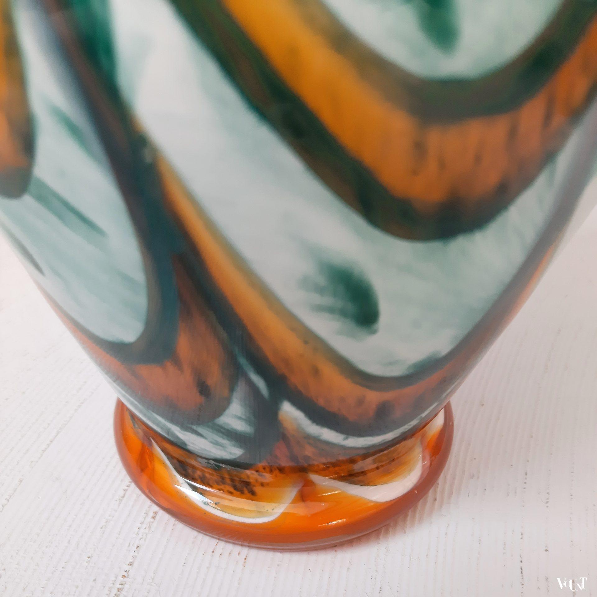 Italiaanse Opaline Florence vaas, jaren '70