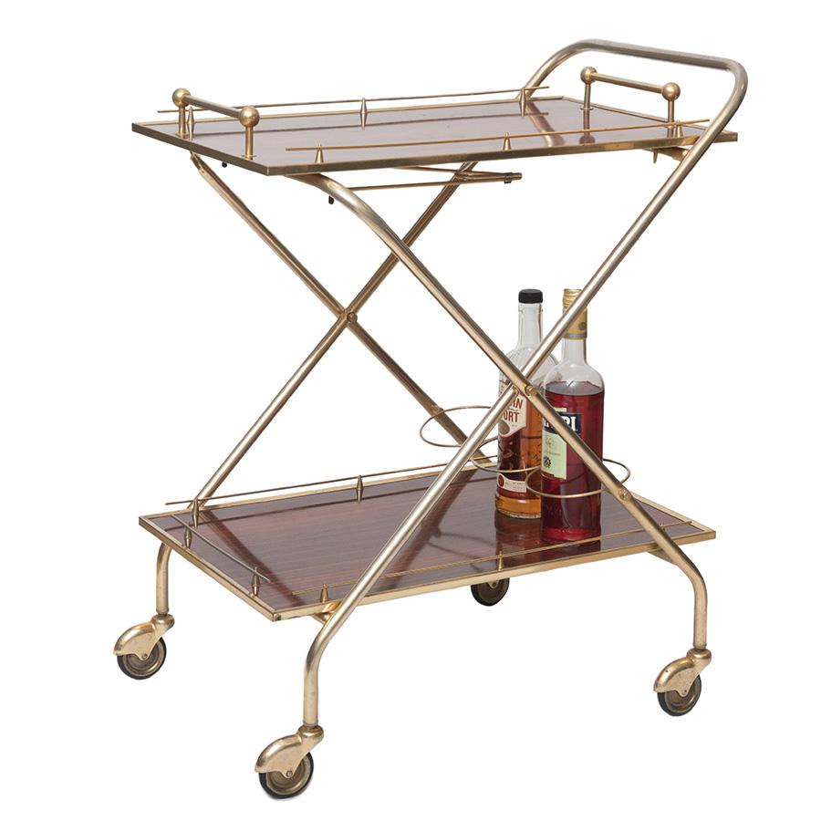 Vintage trolley/serveerwagen