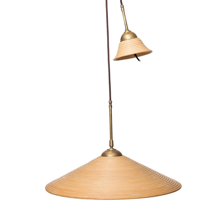 Vintage rotanhanglamp