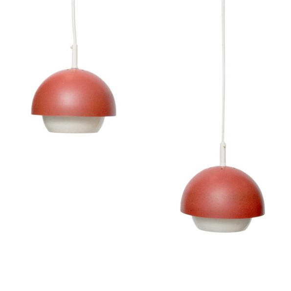 2 jaren '50/'60 bollampjes