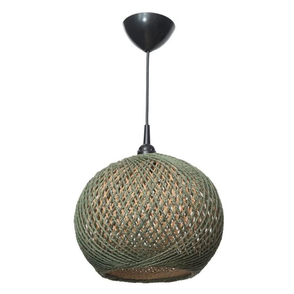 Jaren '70 sisal hanglamp