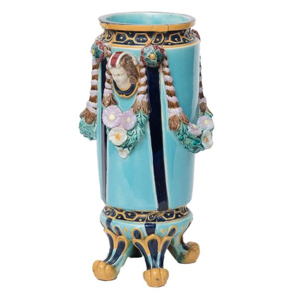 Rijkversierde art nouveau-vaas