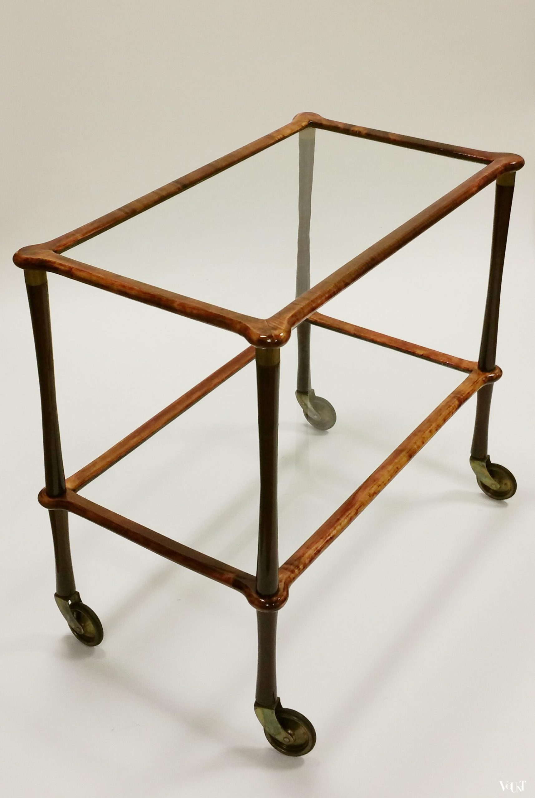 Midcentury serveertrolley of bar cart, jaren '50