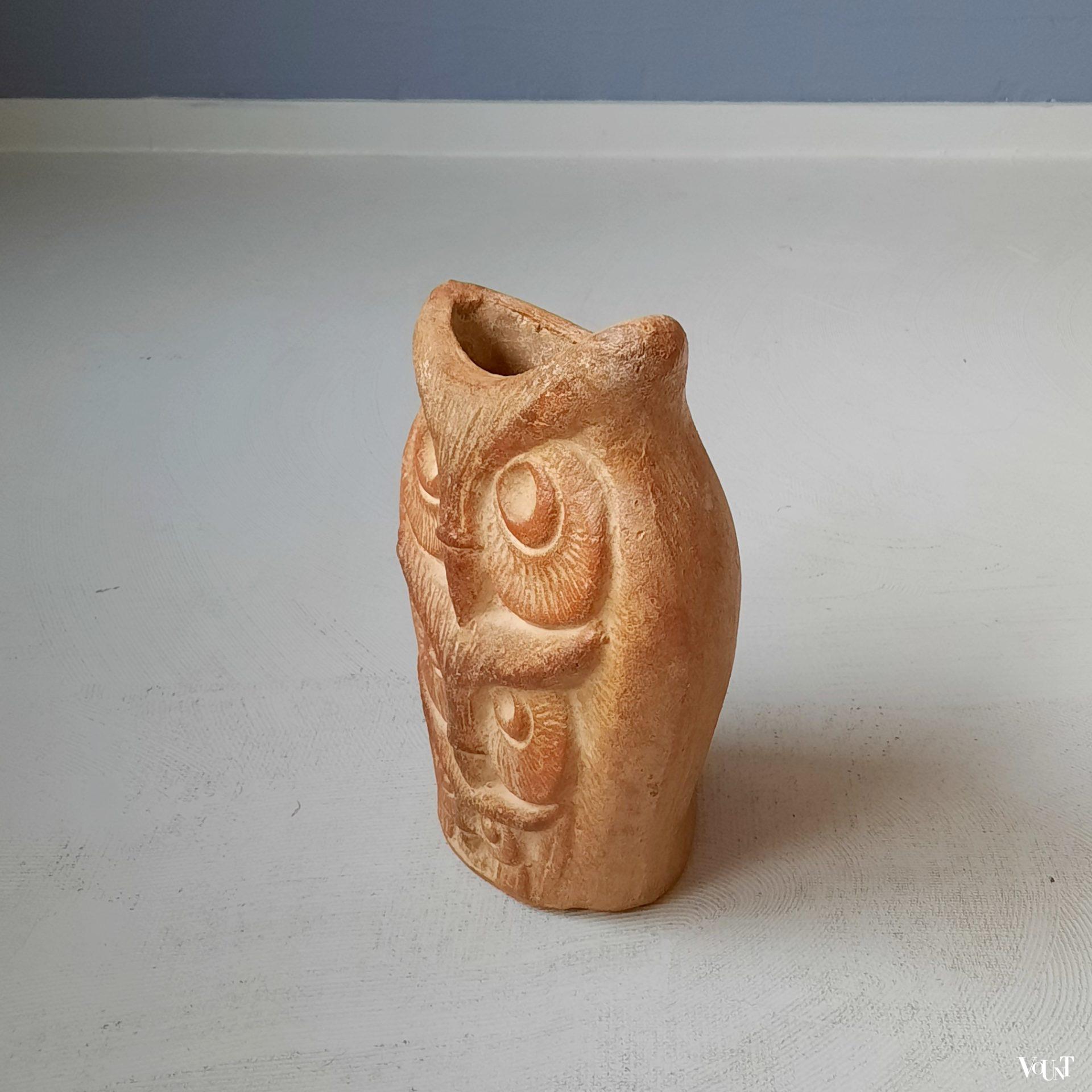 Keramische vaas uil, jaren '70
