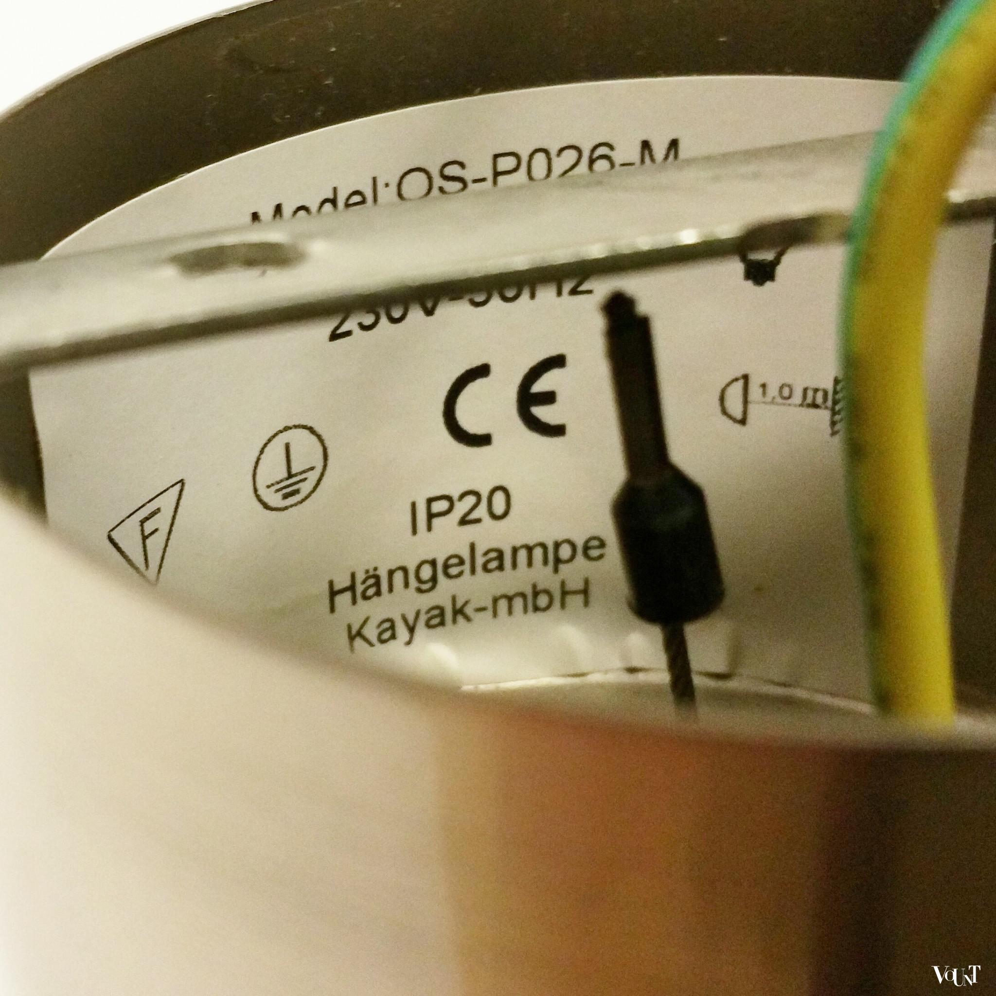 Sfeervolle grote hanglamp kunststofblokjes