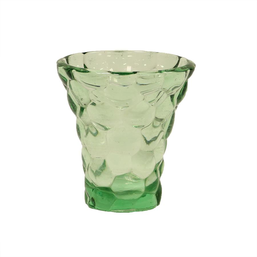 Groene glazen vaas P. D’Avesn