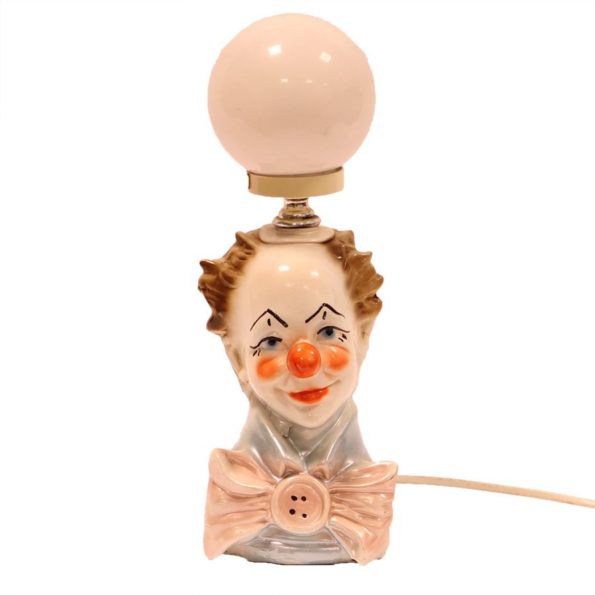 Vintagelamp clownshoofd