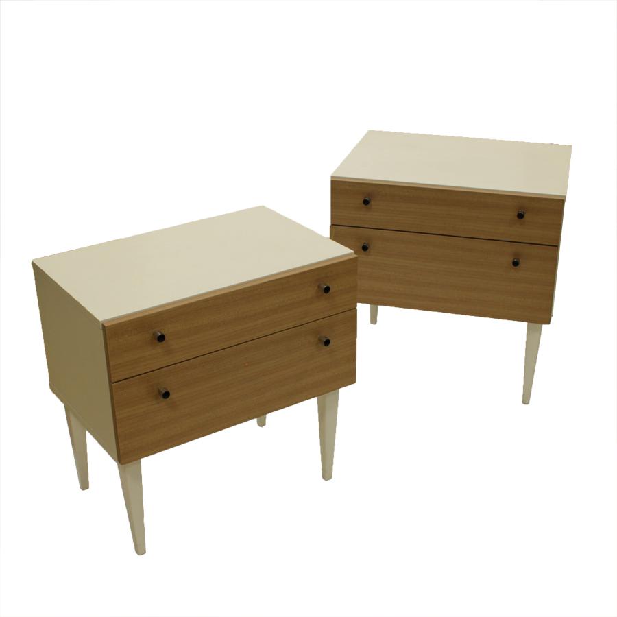 2 jaren ’60/’70 nachtkastjes 3K Möbel