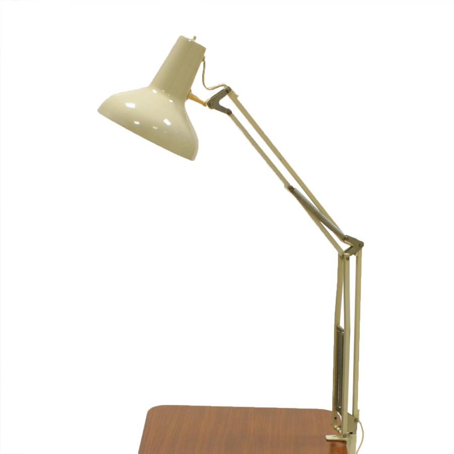 Vintage beige architectenlamp
