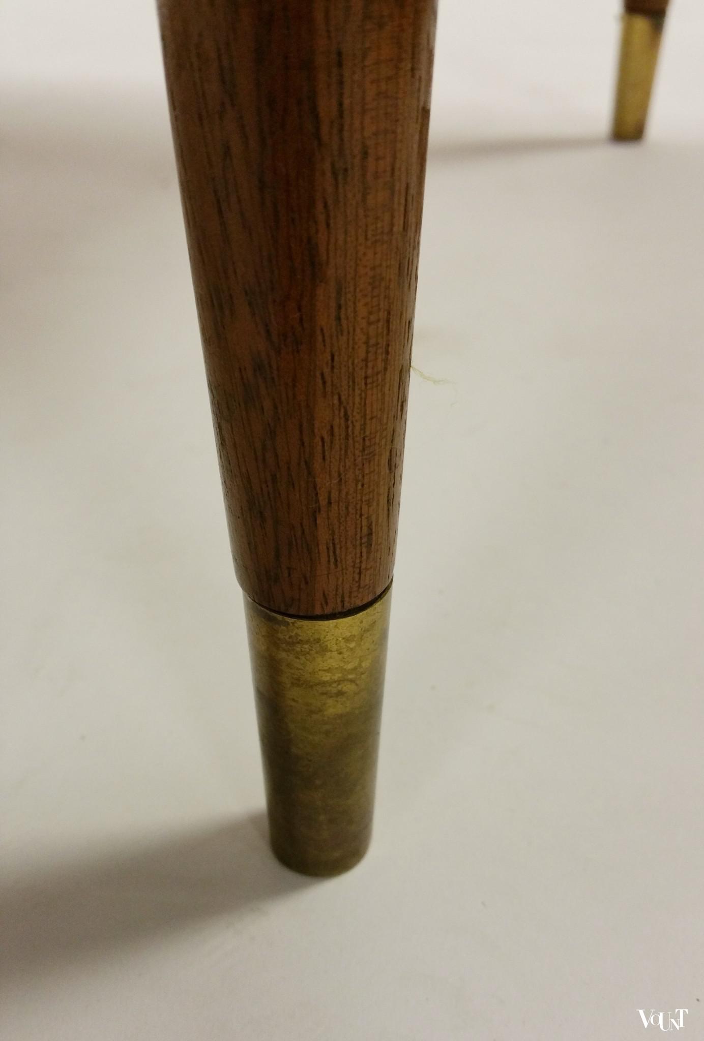 Jaren ’50 laktafel met Frans schip L’Uranie (in stijl Fornasetti)