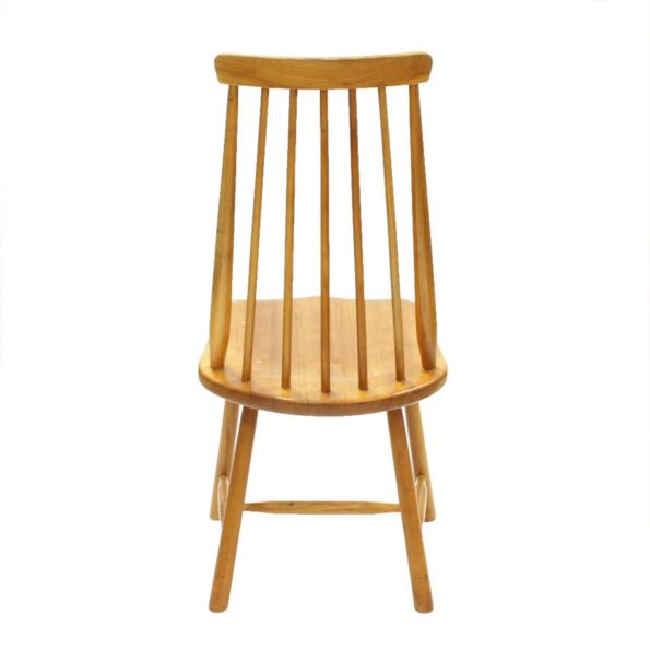 4 spijlenstoelen met hoge rugleuning, jaren '50/'60 (Tapiovaara-stijl)