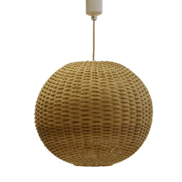 Ronde rotan hanglamp
