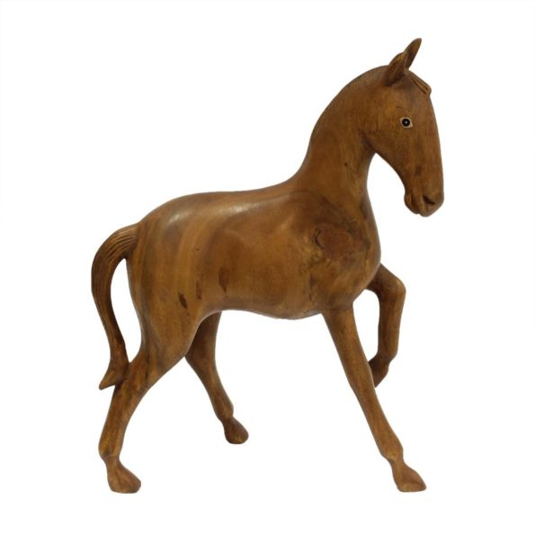 Houten beeld paard