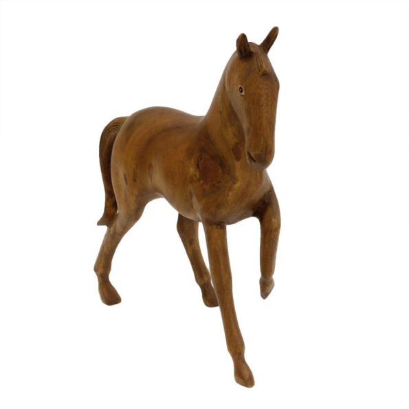 Houten beeld paard