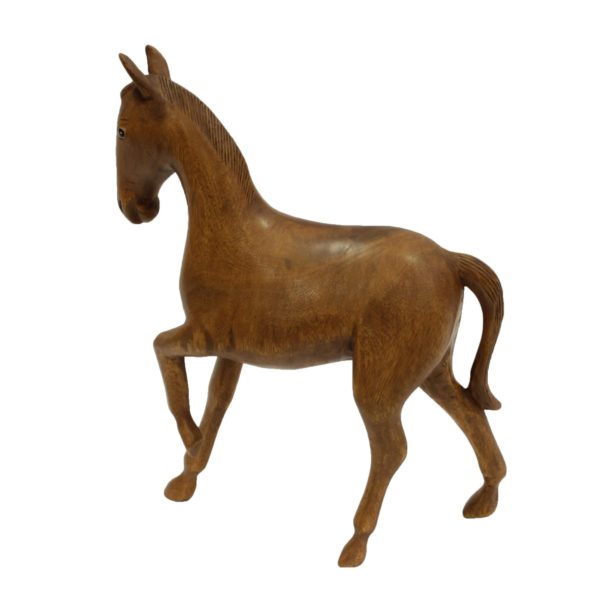 Houten beeld paard