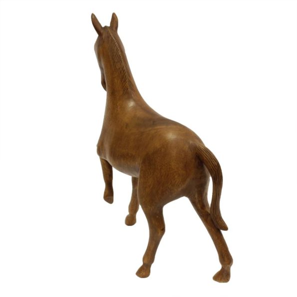 Houten beeld paard