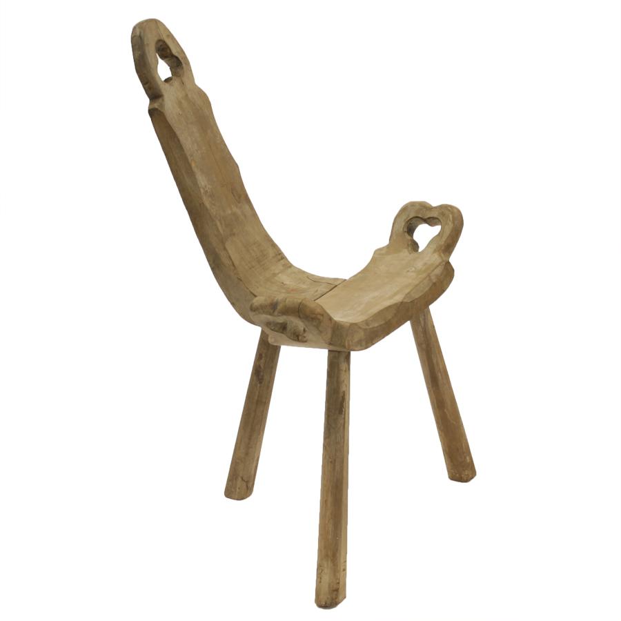 Spaans houten stoeltje jaren '60