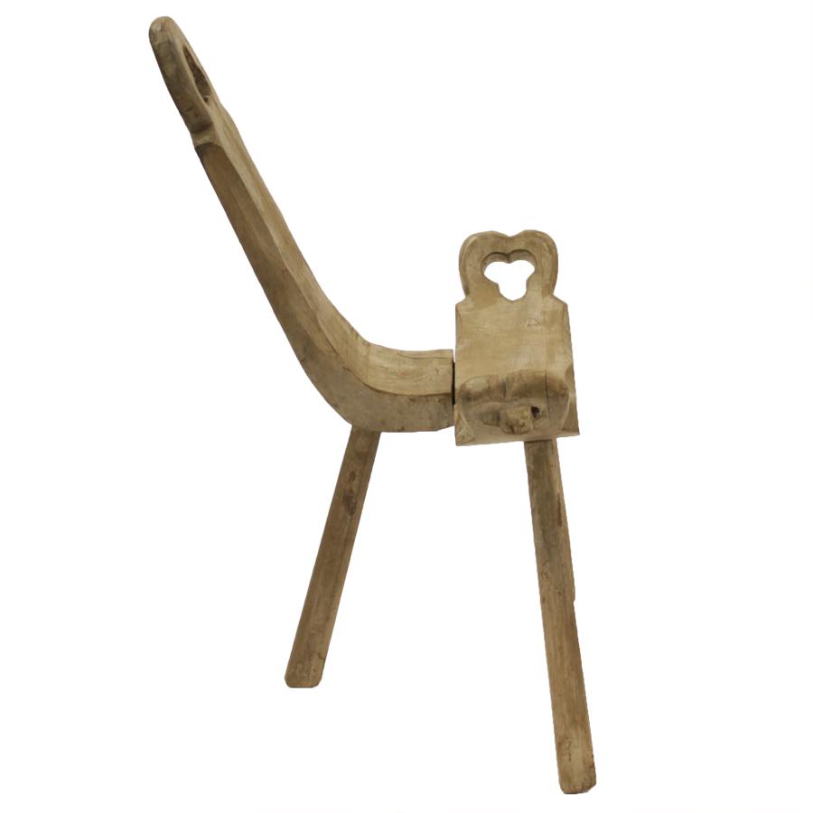 Spaans houten stoeltje jaren '60