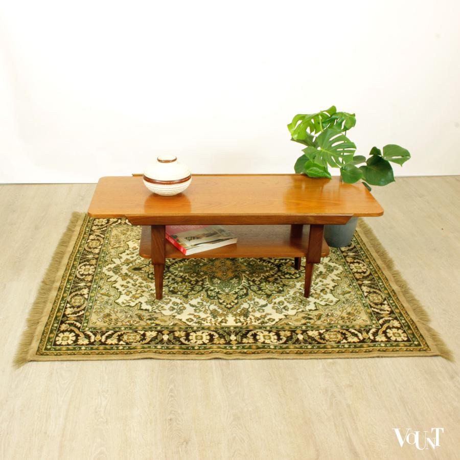 Jaren ’60 salontafel met omkeerbaar blad