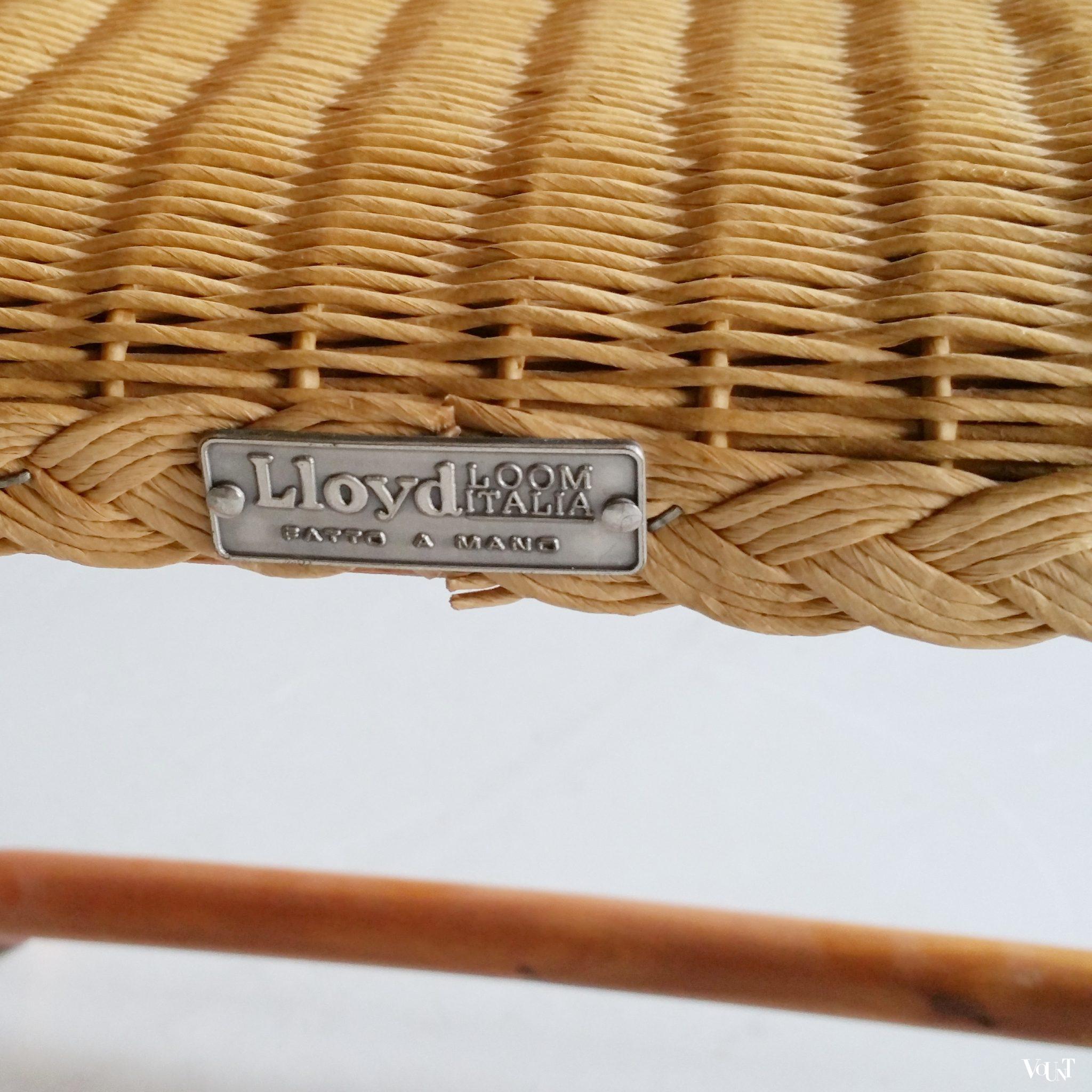 Lloyd Loom Italia klapstoel, model Victoria