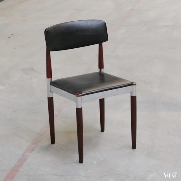 Set van 6 vintage eetkamerstoelen, jaren '60