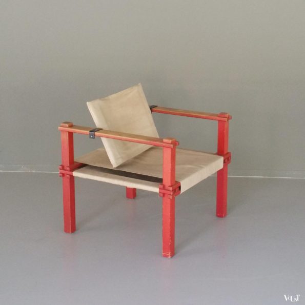 Gerd Lange voor Wilhelm Bofinger (Duitsland), Safari-stoel / Farmer Armchair, jaren '60