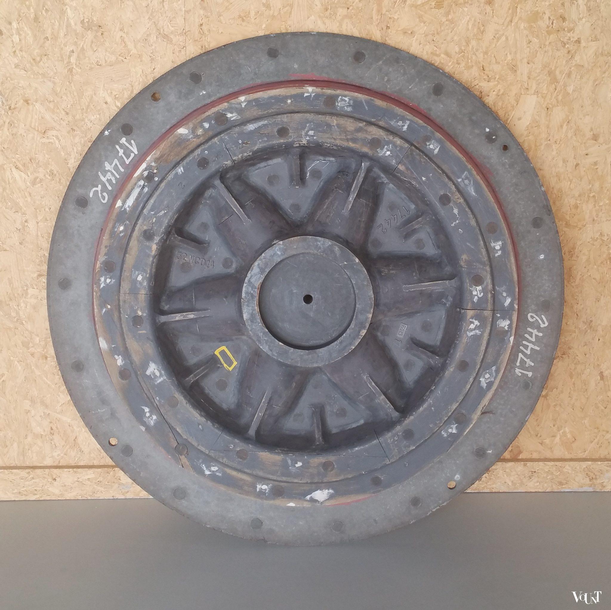 Industriële mal treinwiel