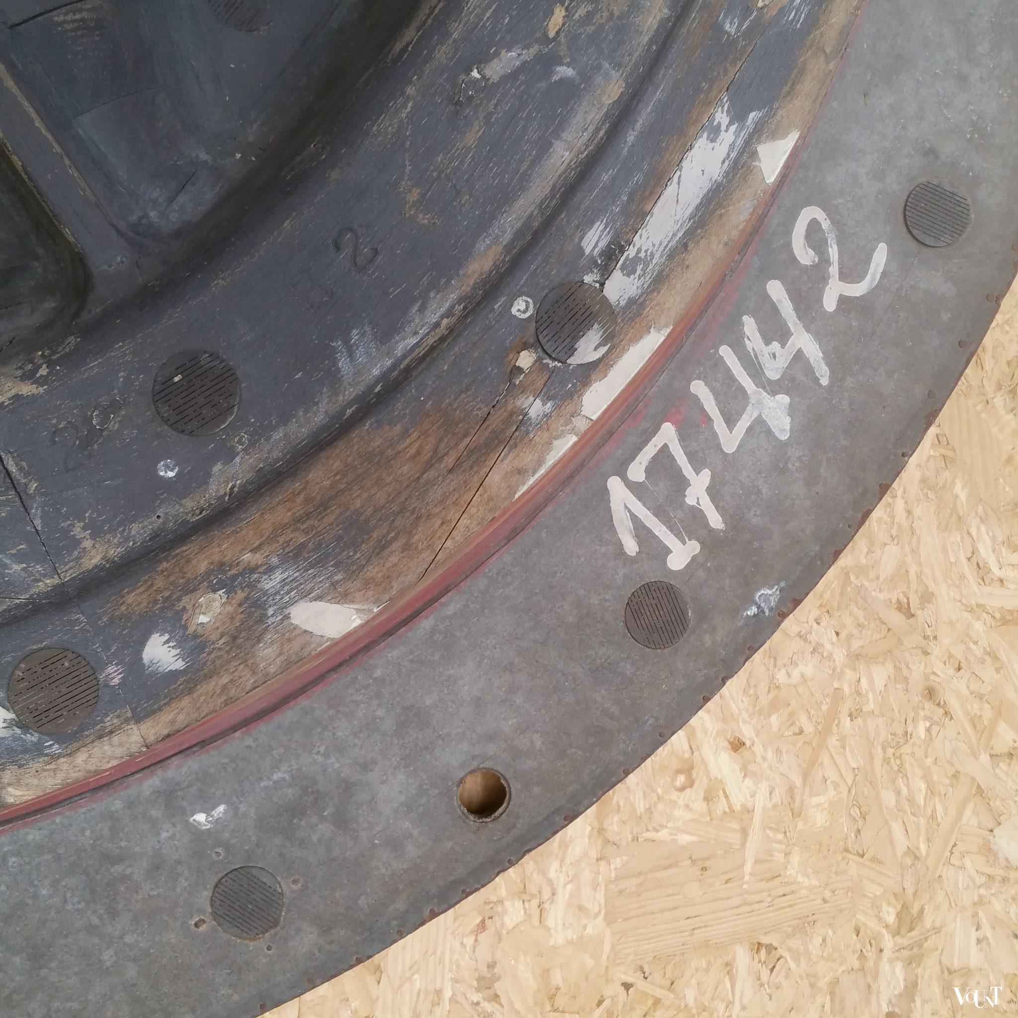 Industriële mal treinwiel