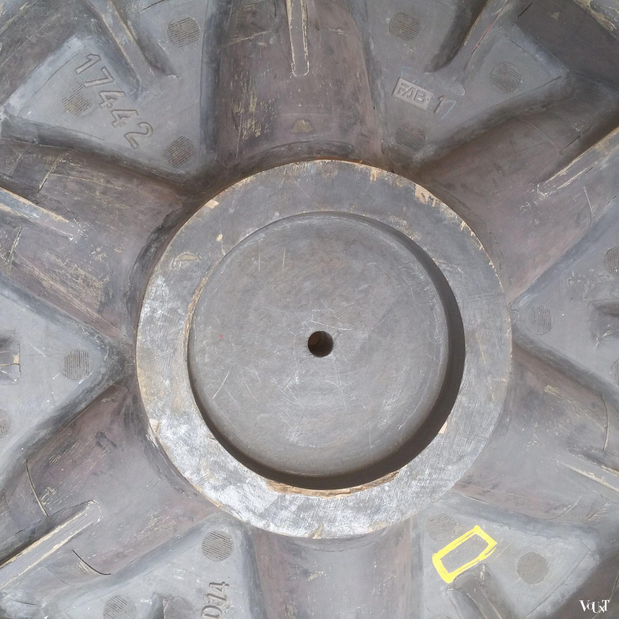 Industriële mal treinwiel