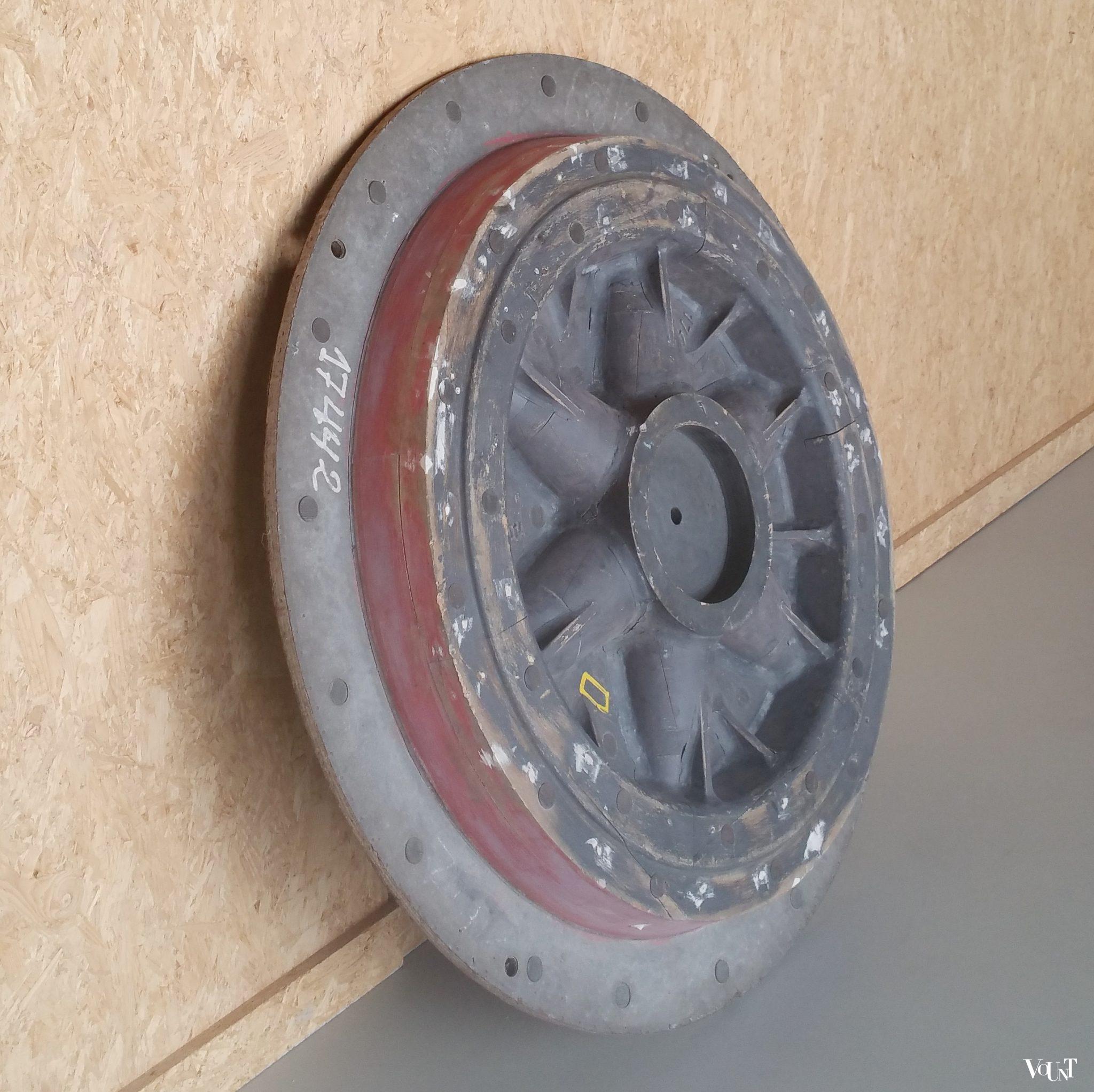 Industriële mal treinwiel