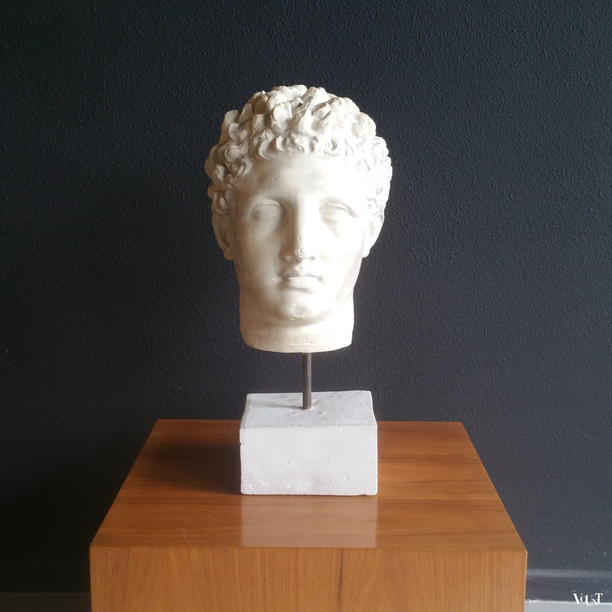 Gipsen buste Hermes