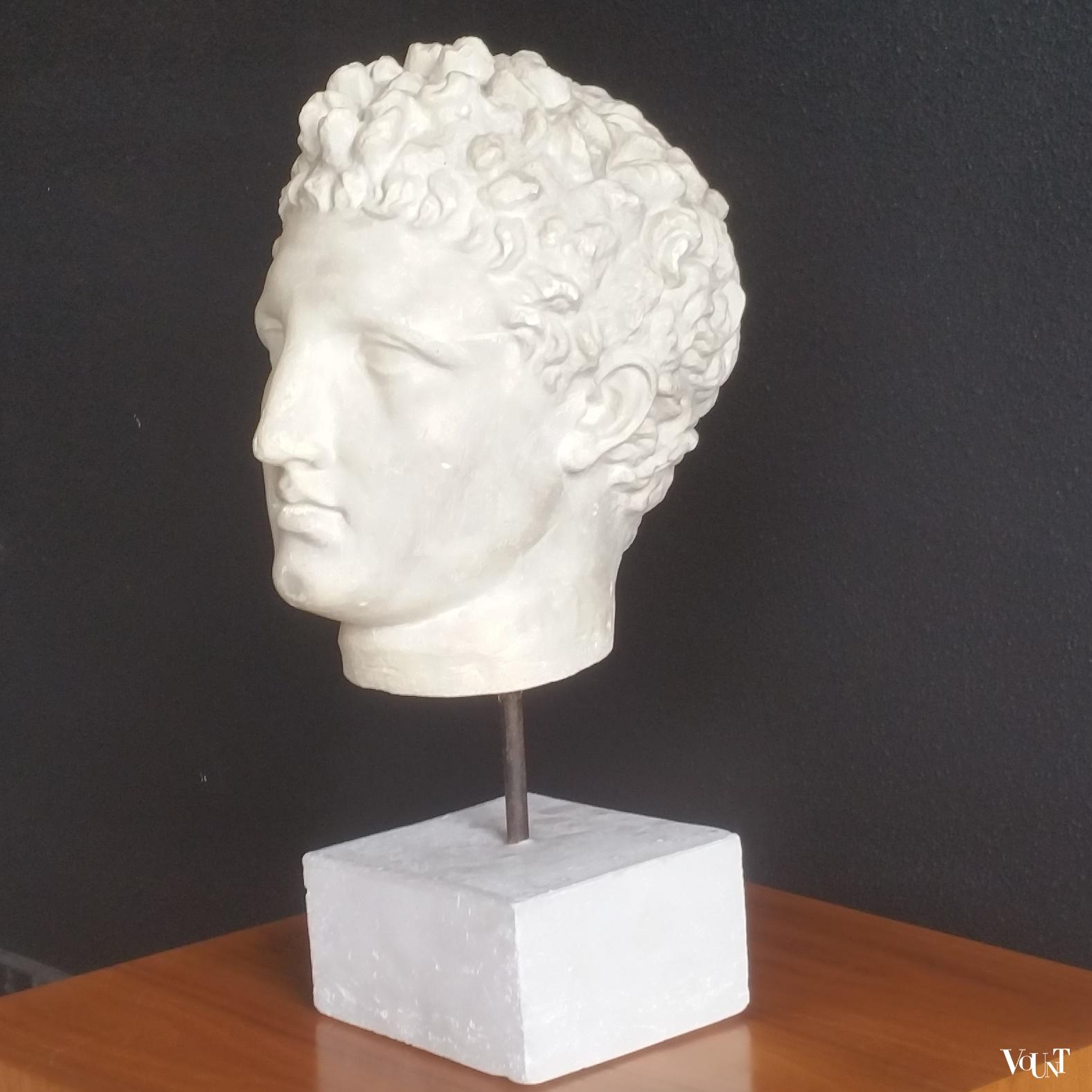 Gipsen buste Hermes