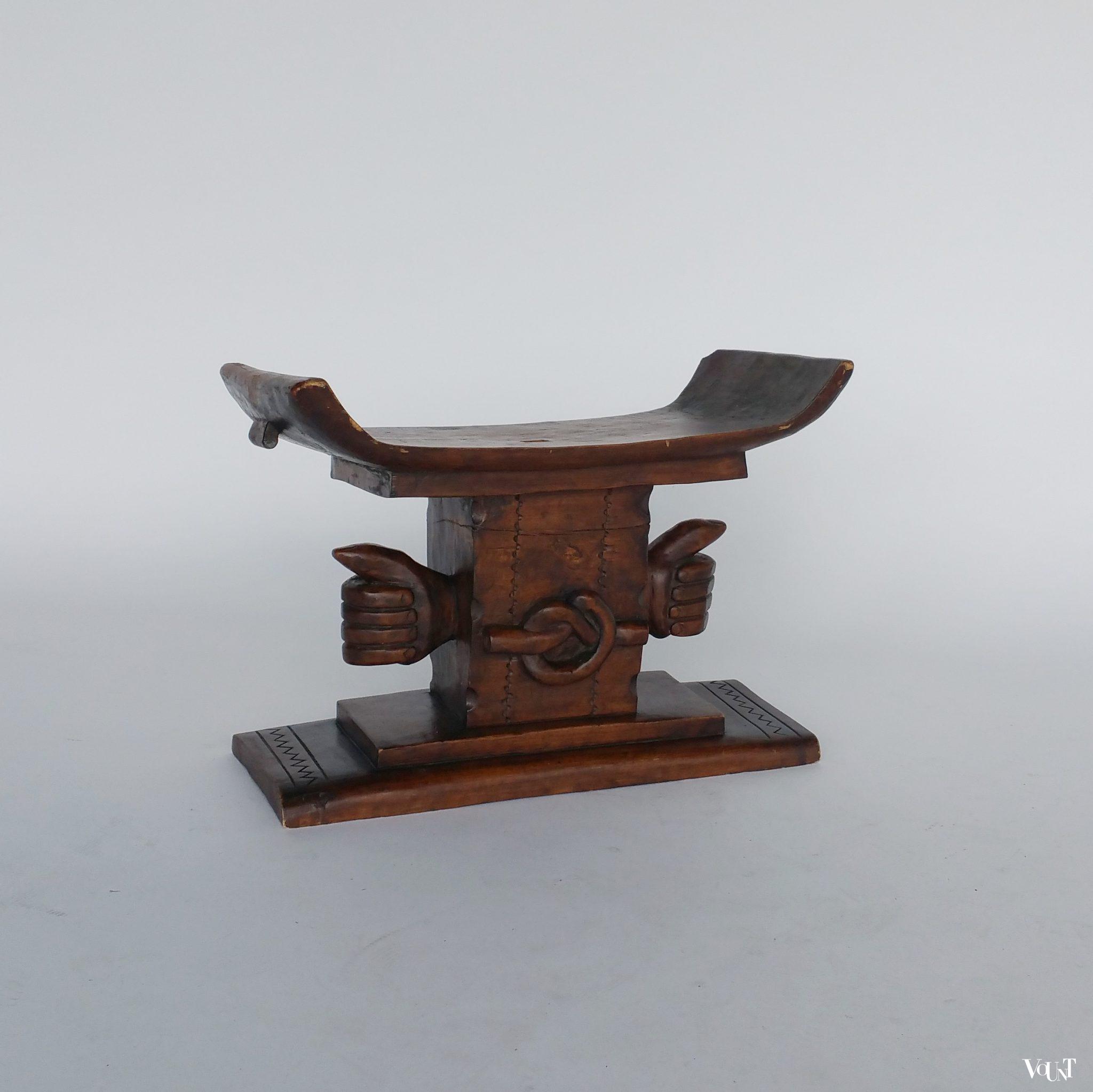 Asante of ashanti "tribal" kruk, Ghana