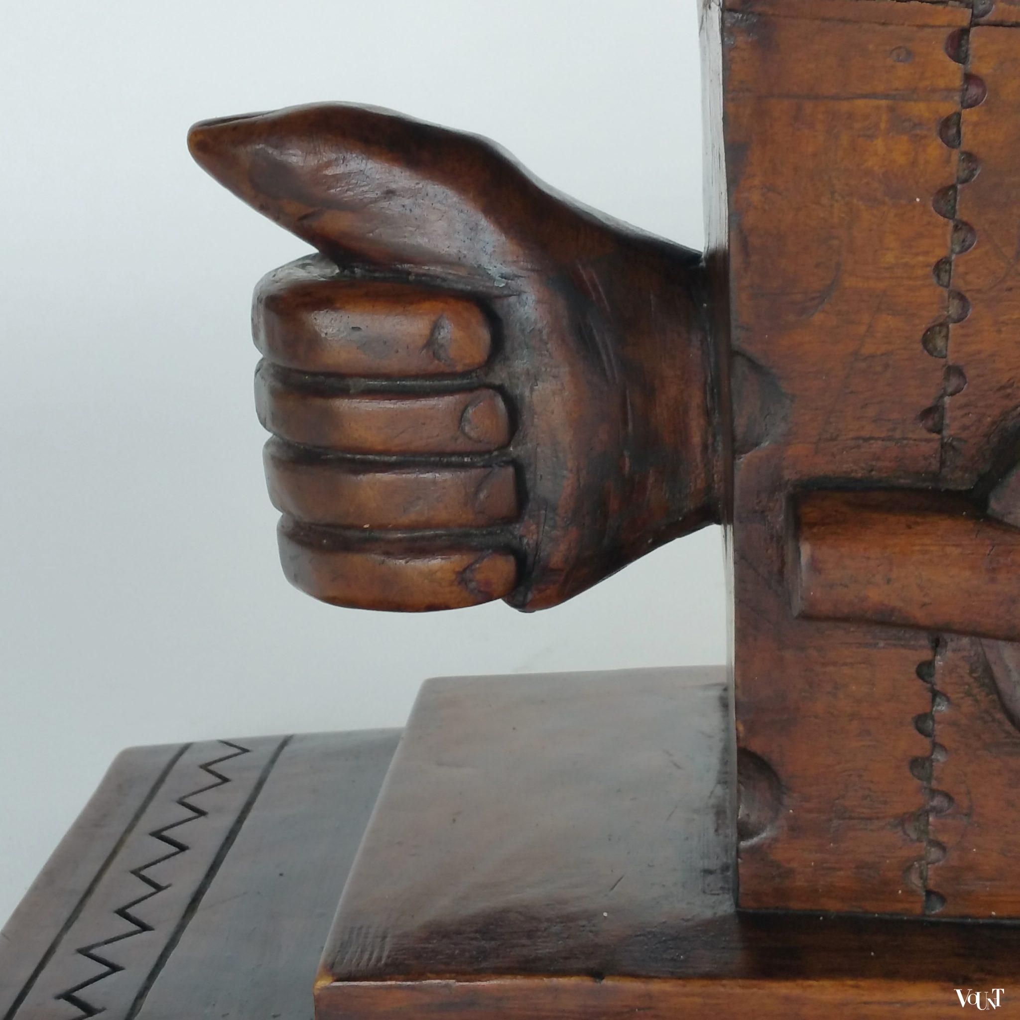 Asante of ashanti "tribal" kruk, Ghana