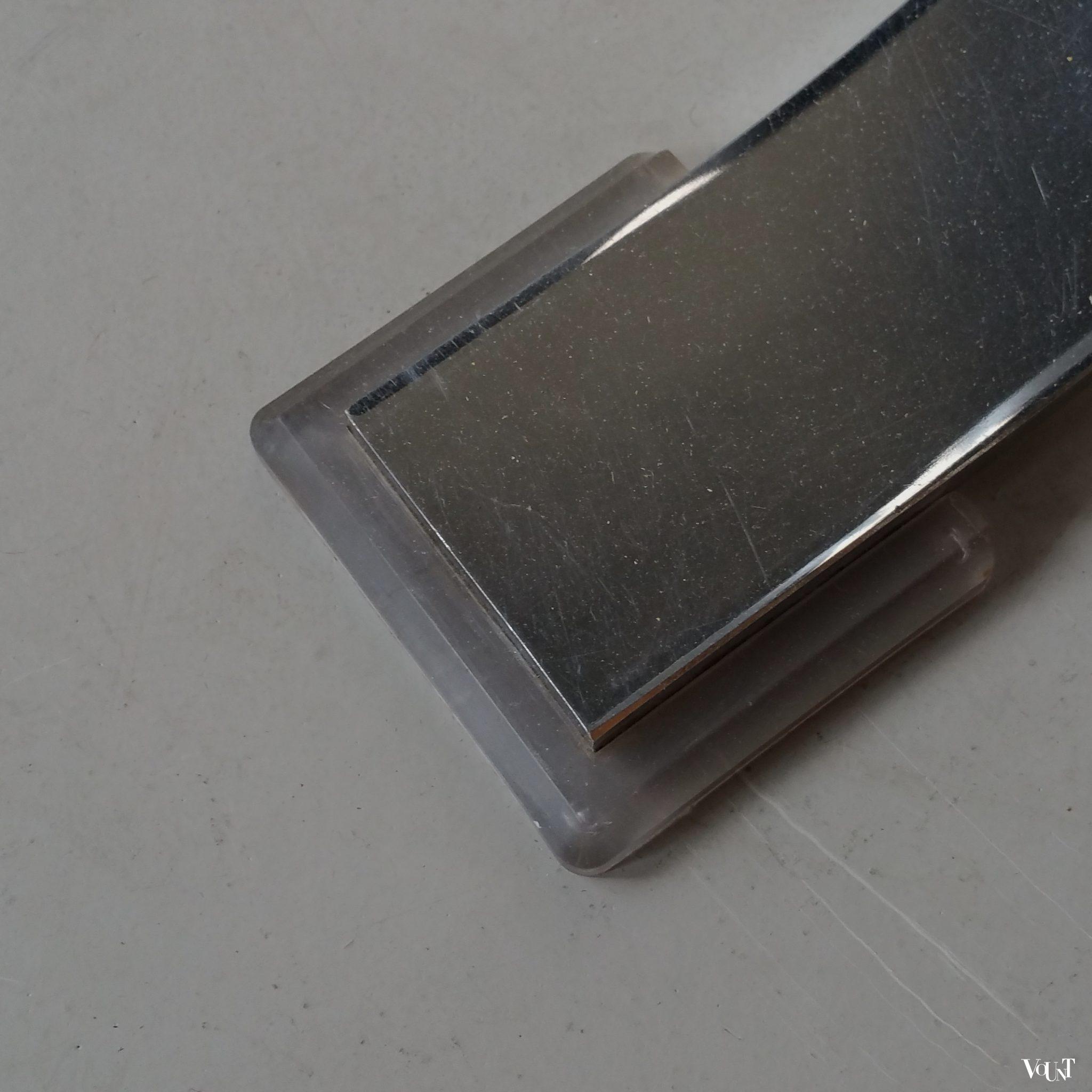 Salontafel met blad van natuursteen in epoxyhars, jaren '60/'70