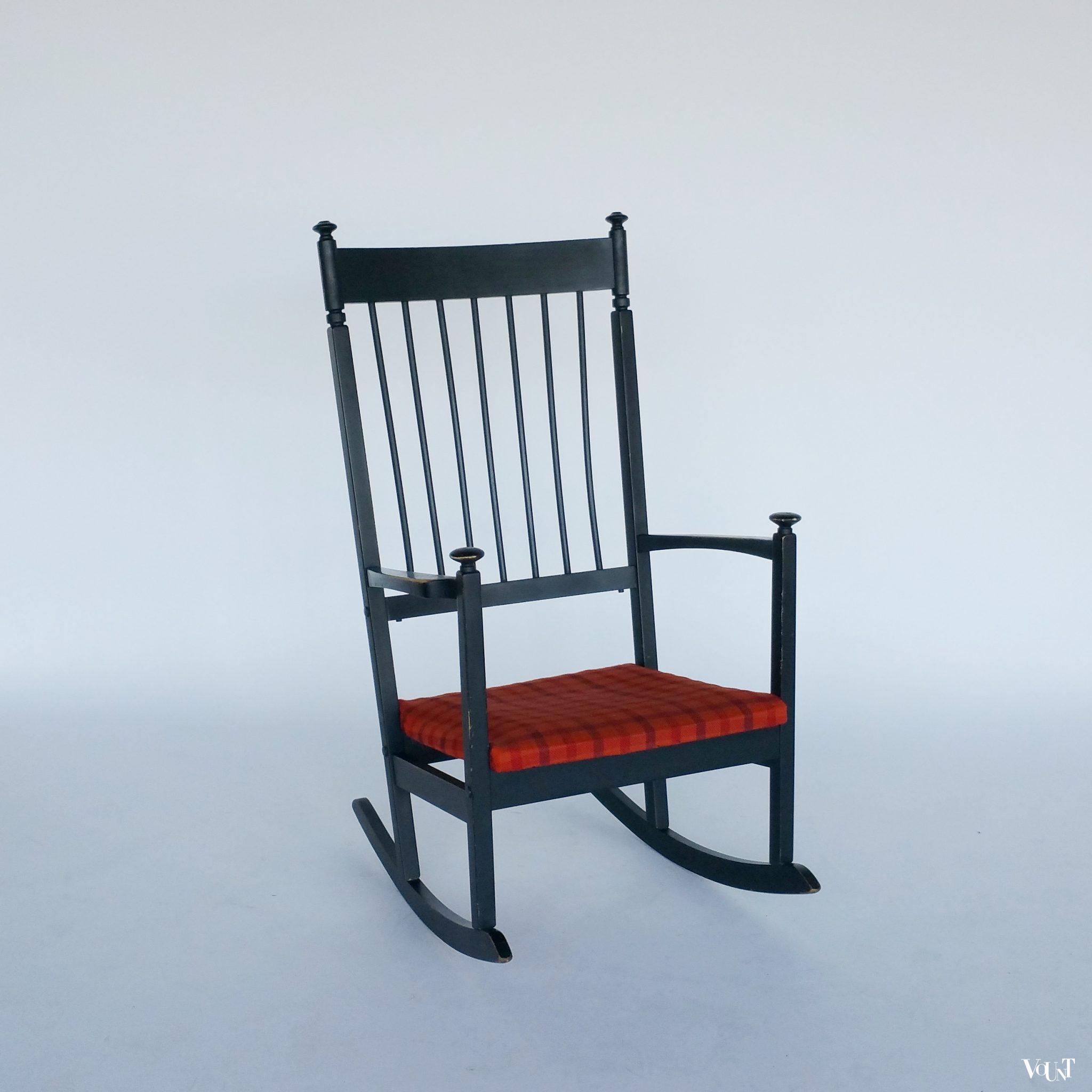 Scandinavische jaren '60 schommelstoel