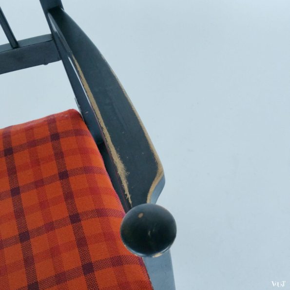 Scandinavische jaren '60 schommelstoel