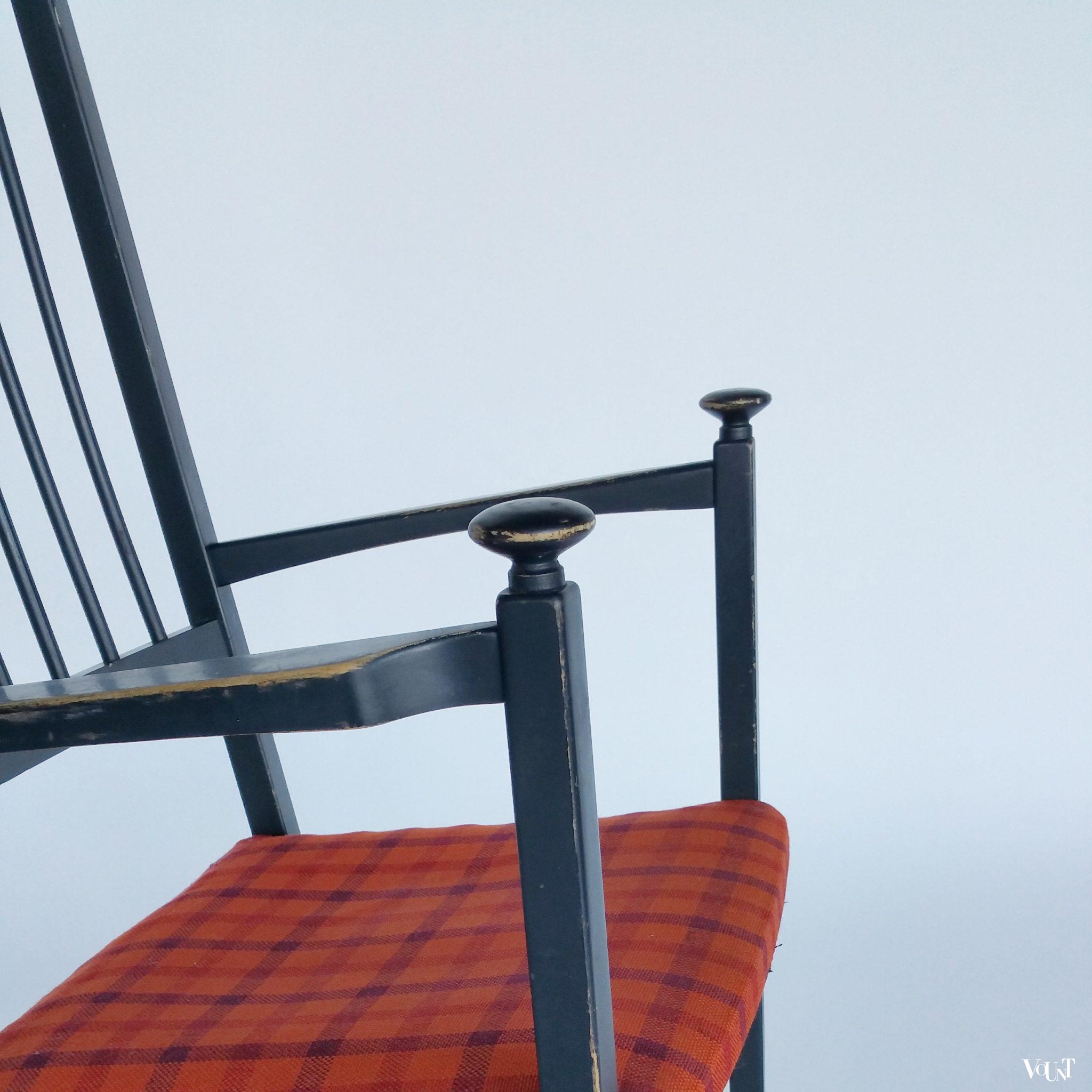 Scandinavische jaren '60 schommelstoel