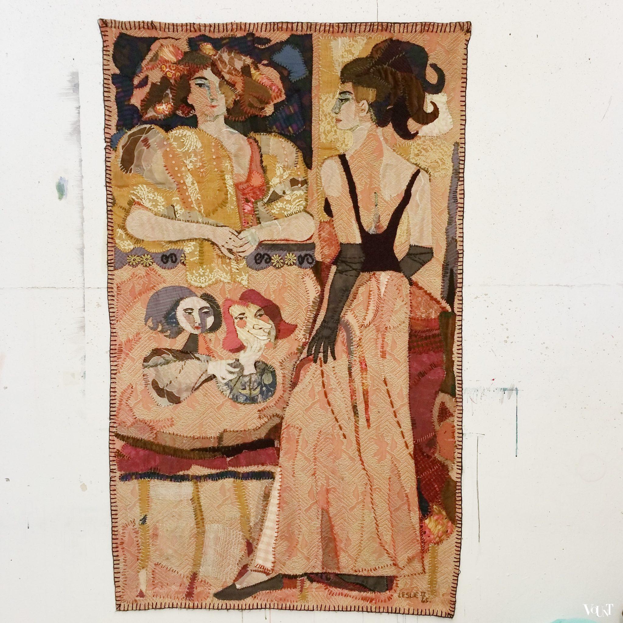 Jaren ’60 wandkleed “De Loge”, Leslie Gabriëlse