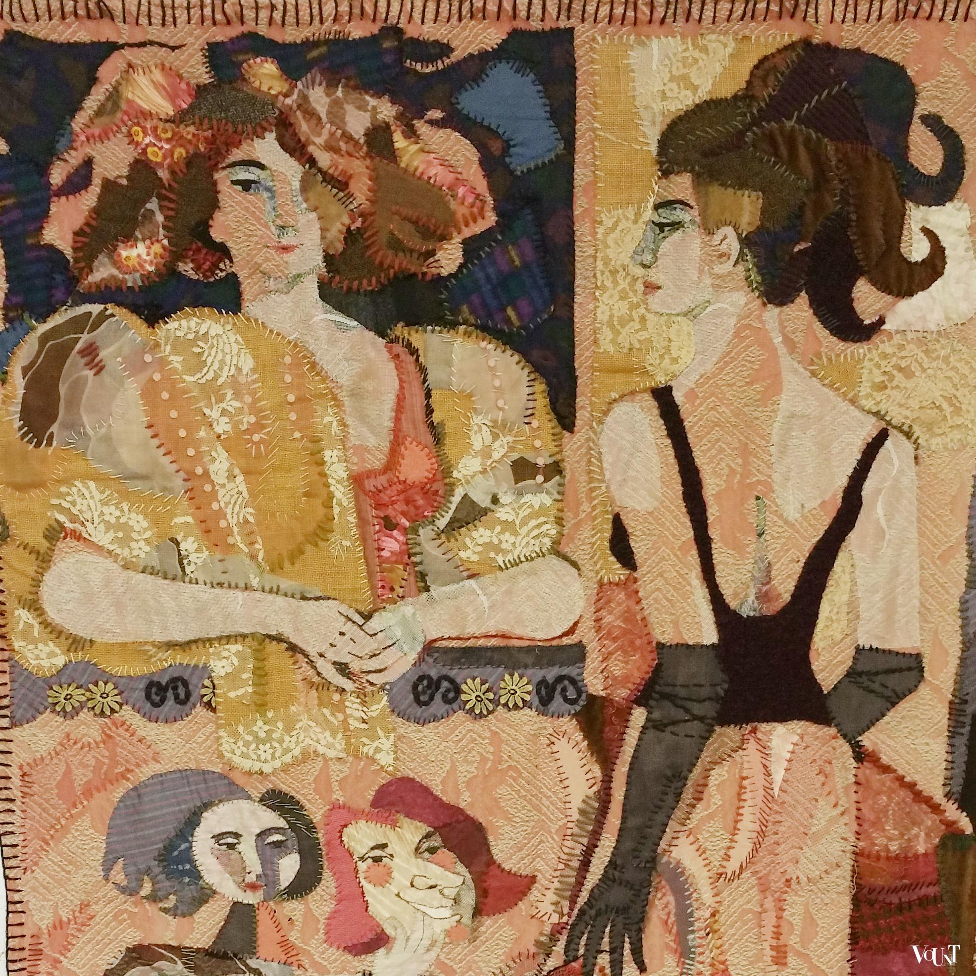 Jaren ’60 wandkleed “De Loge”, Leslie Gabriëlse