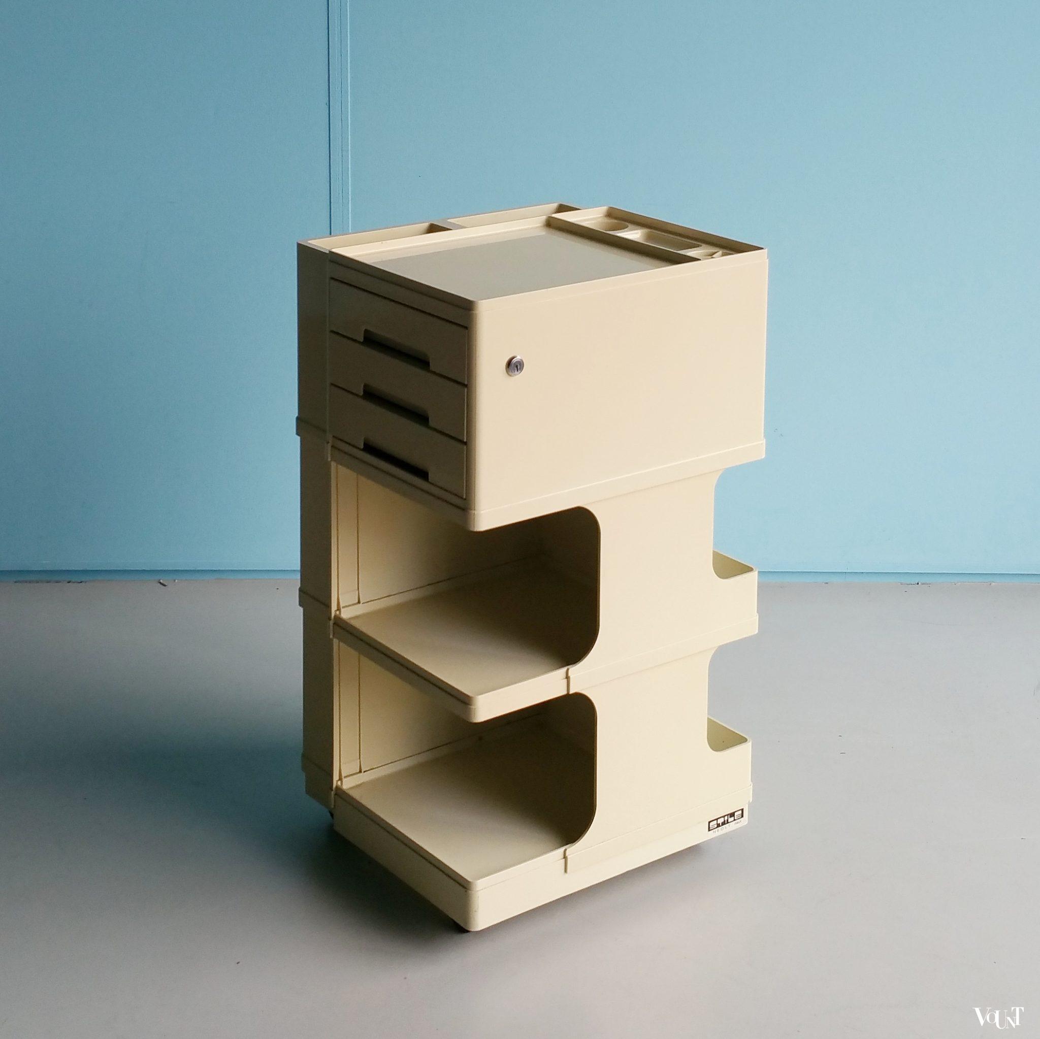 Vintage architectentrolley, Giovanni Pelis voor Stile Neolt, Italië, jaren '70