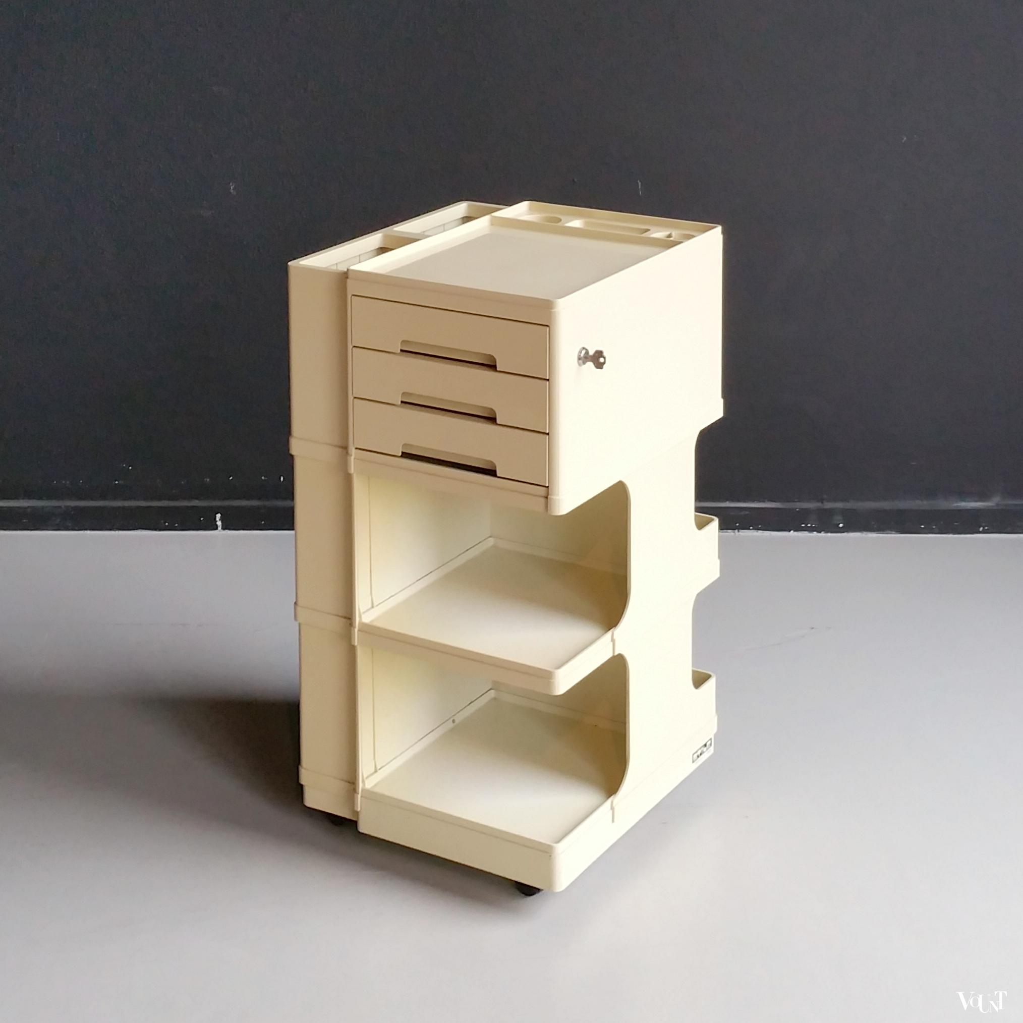 Vintage architectentrolley, Giovanni Pelis voor Stile Neolt, Italië, jaren '70