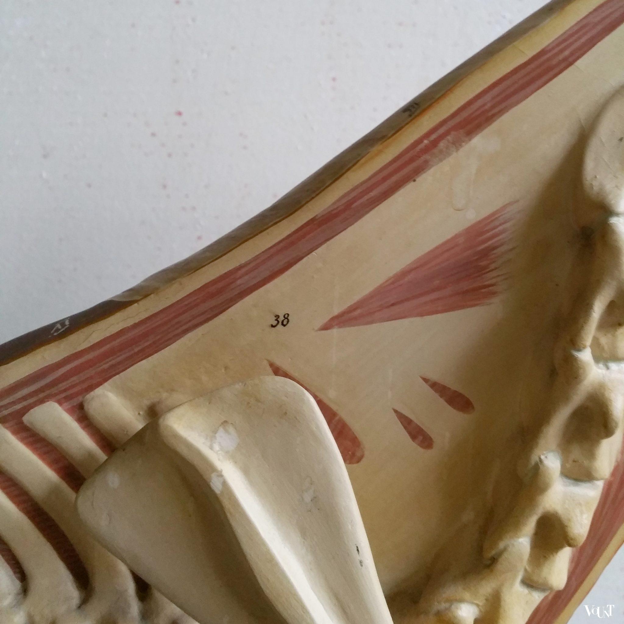 Antiek anatomisch model paard, ca. 1920