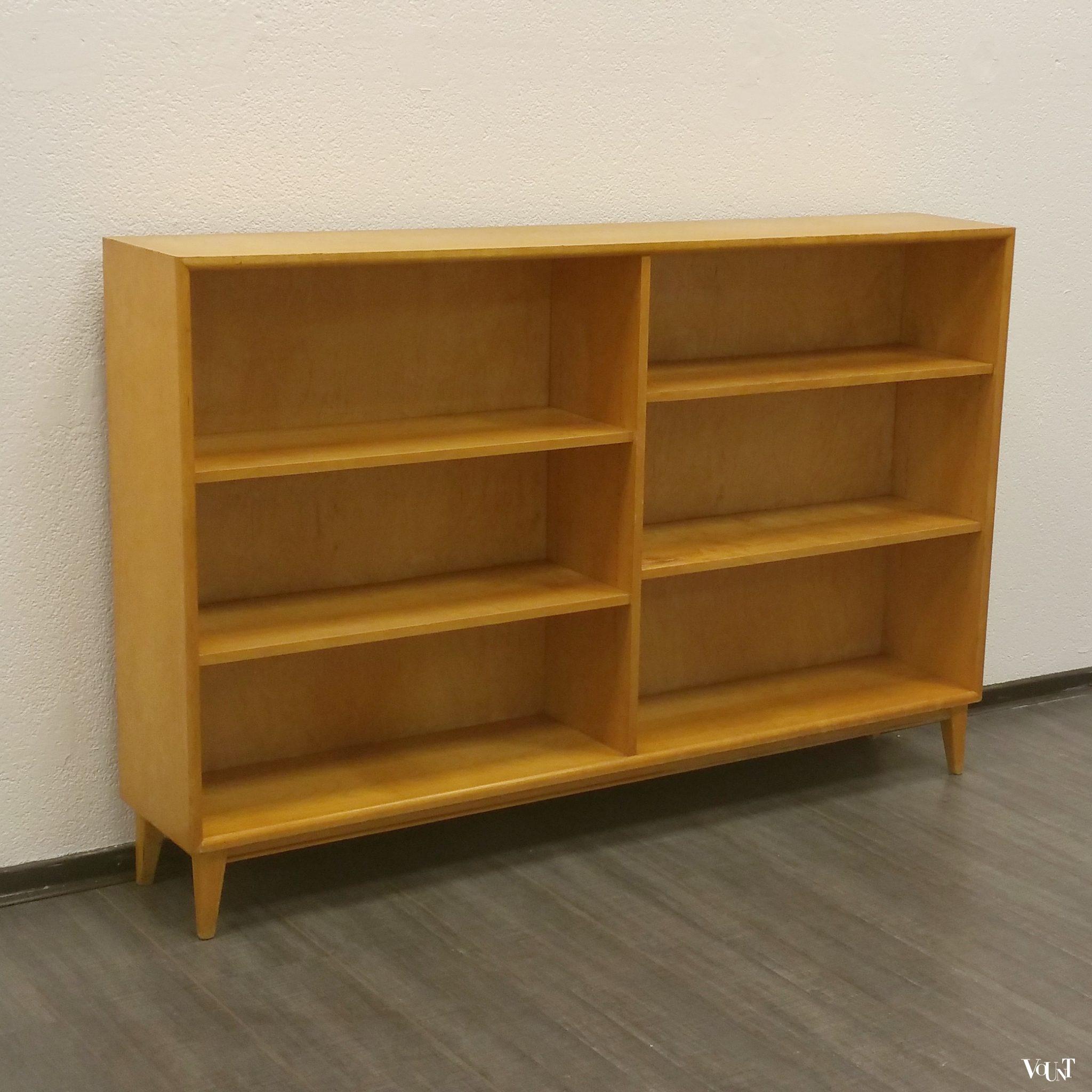 Vintage schoolkast / boekenkast, jaren '60