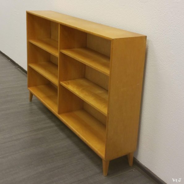 Vintage schoolkast / boekenkast, jaren '60