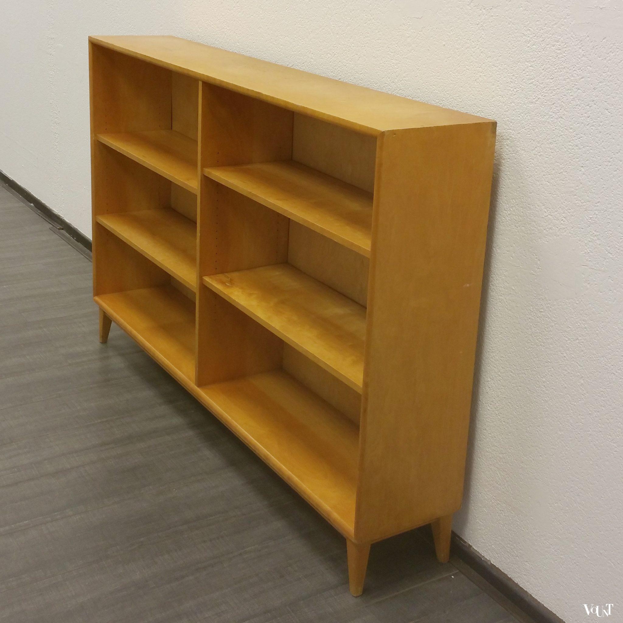 Vintage schoolkast / boekenkast, jaren '60
