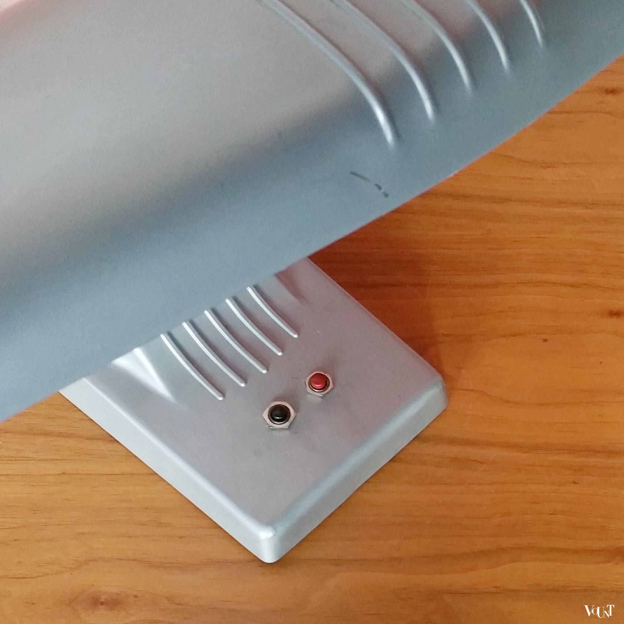 Amerikaanse industriële Dazor bureaulamp (model 1000), jaren '50