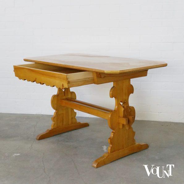 Vintage grenen tafel, jaren '70