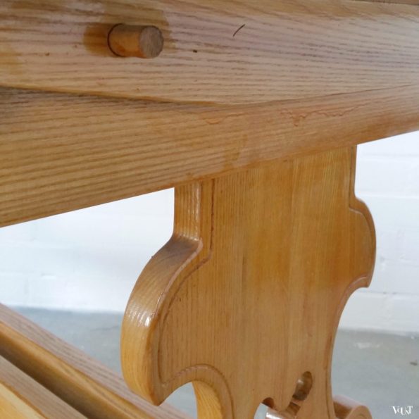 Vintage grenen tafel, jaren '70